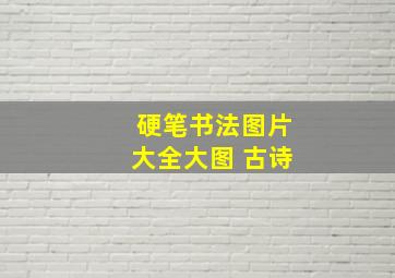 硬笔书法图片大全大图 古诗